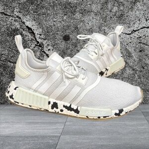 Adidas Originals NMD R1 White Black Speckled Camo #GZ4307 Shoes Men's Size 12